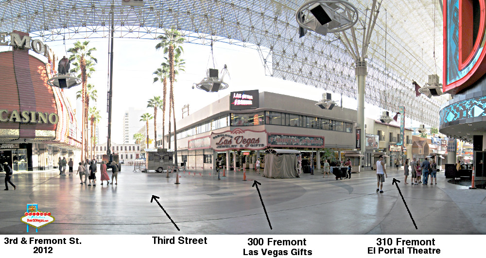 300 Block of Fremont street in 2012 including the old El Portal Theatre.
